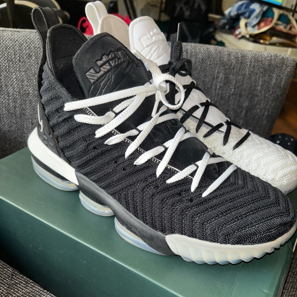 Lebron 16 equality black and white